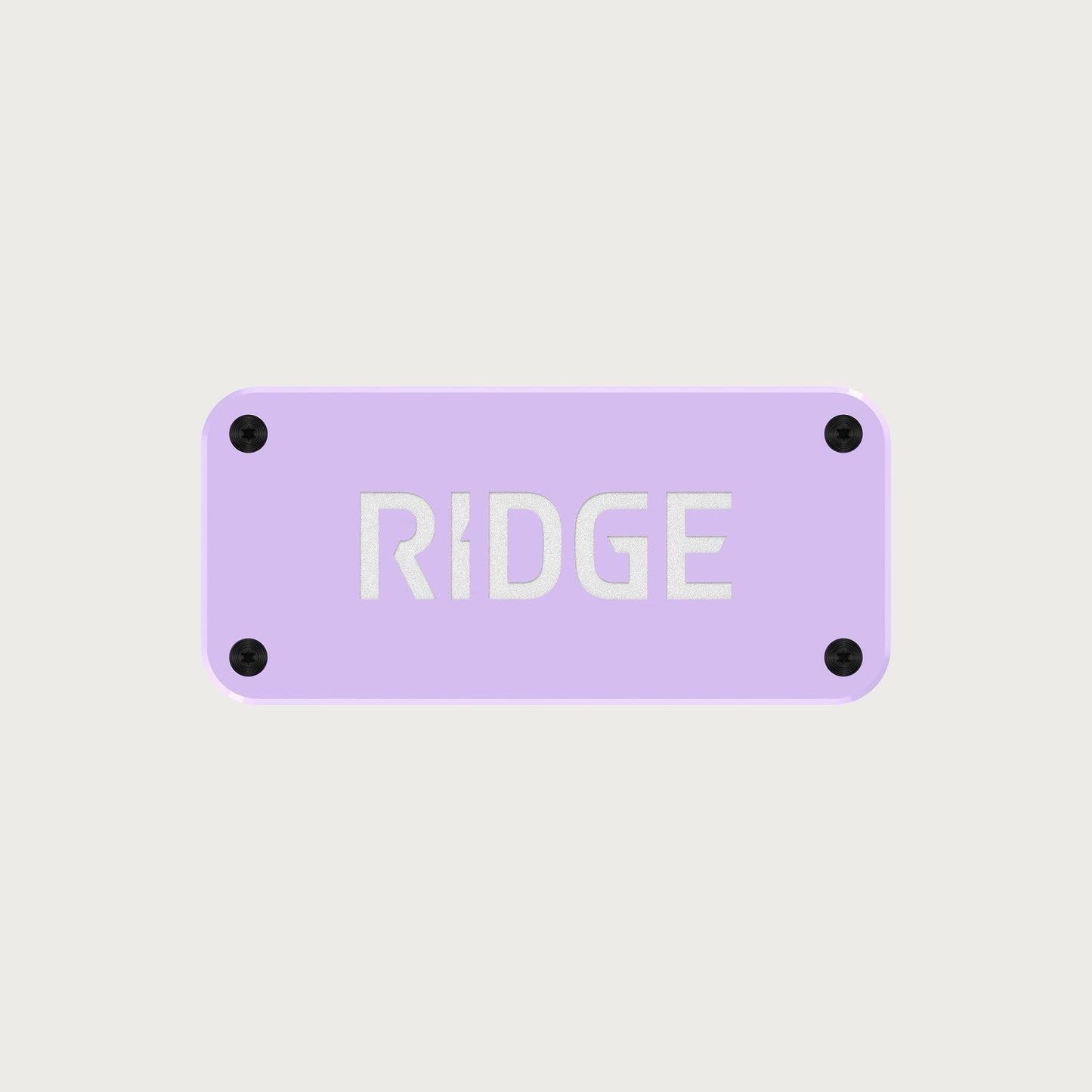 Ridge Logo Plate - Lavender