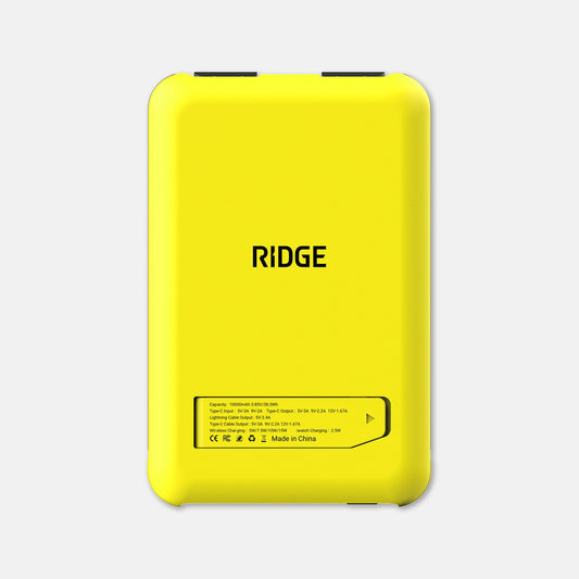 Ridge Power Bank - 10k mAh Bundle - Hyper Lime - 2-Pack
