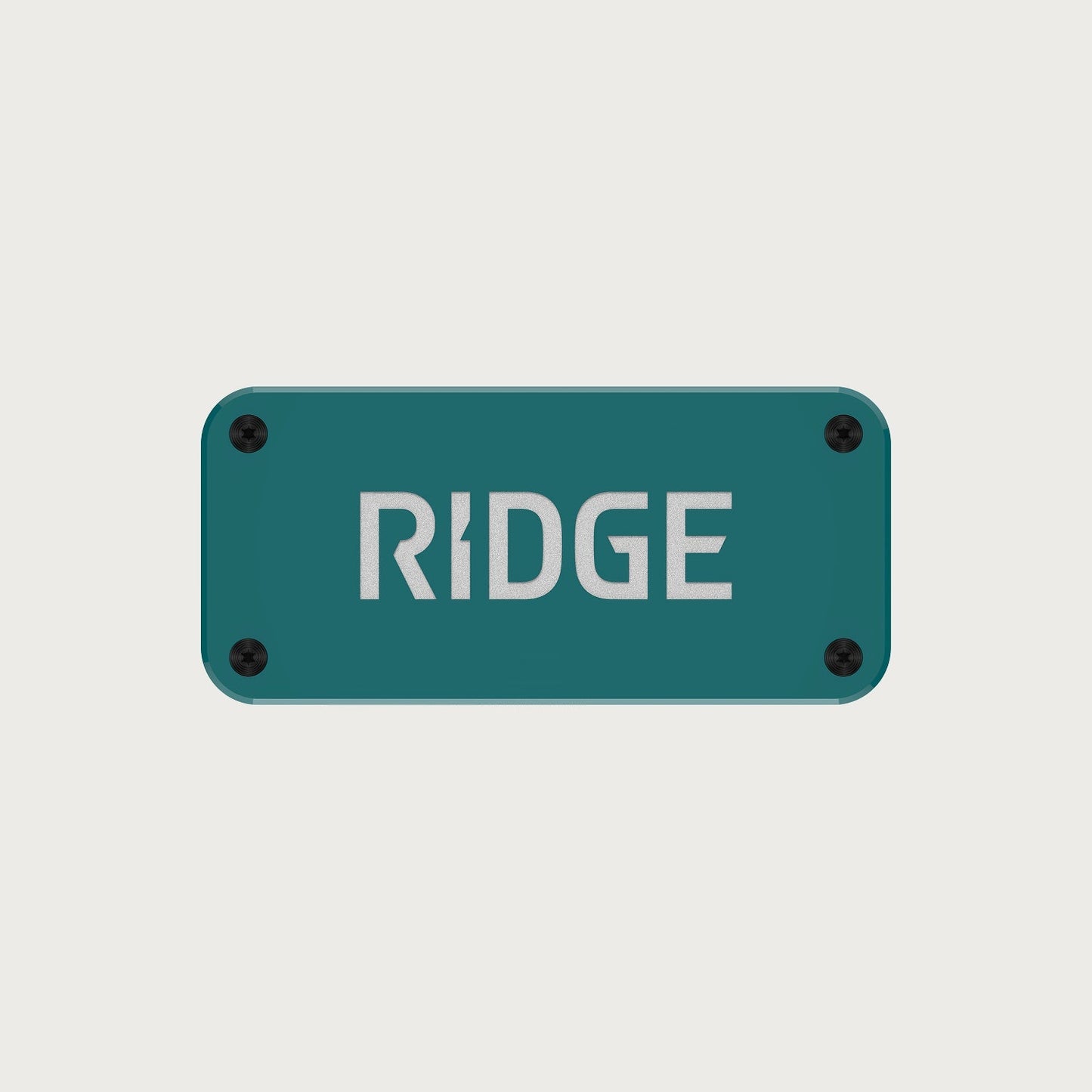 Ridge Logo Plate - Desert Pine