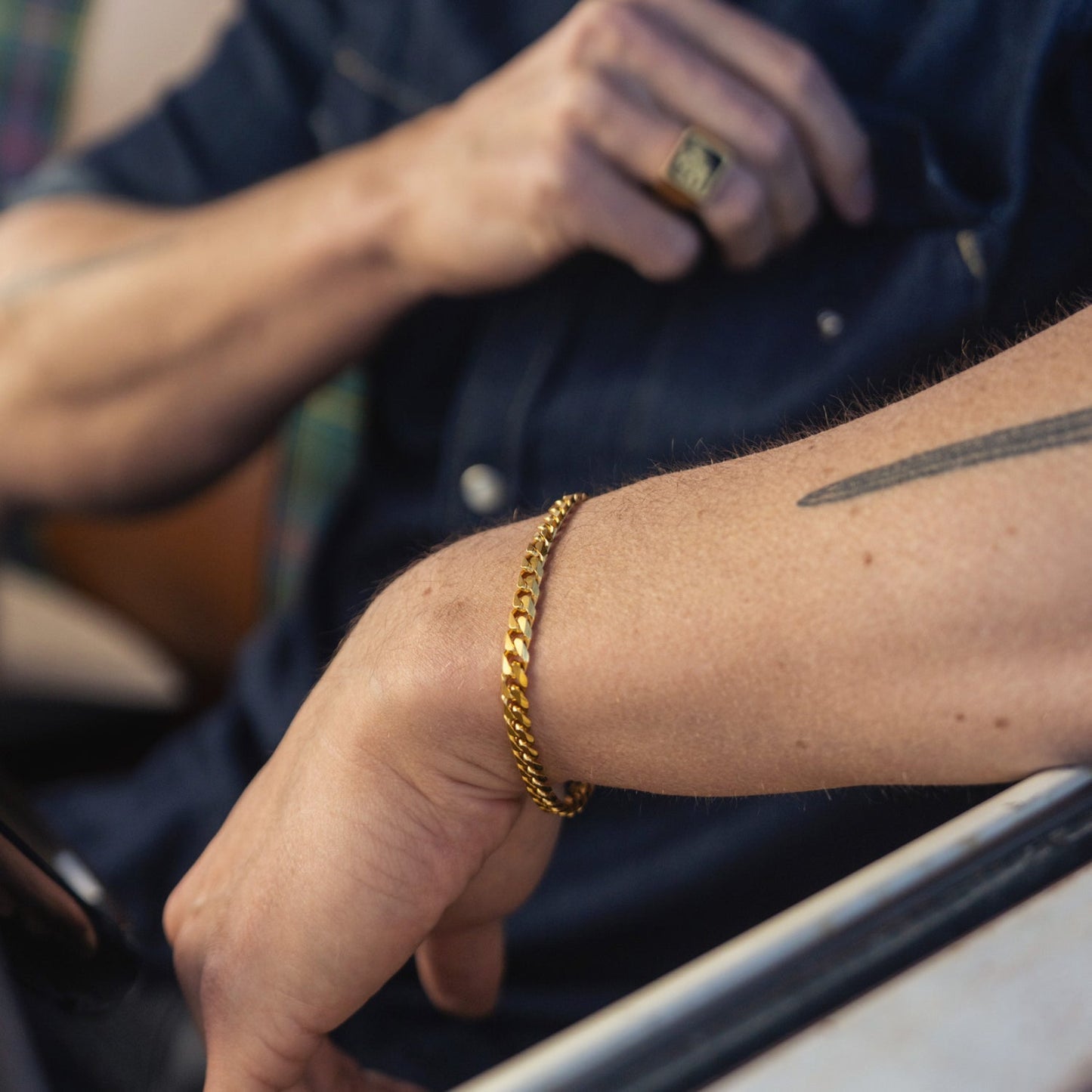 Curb Chain Kit - 18K Gold - Medium