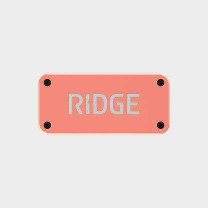 Ridge Logo Plate - Just Peachy