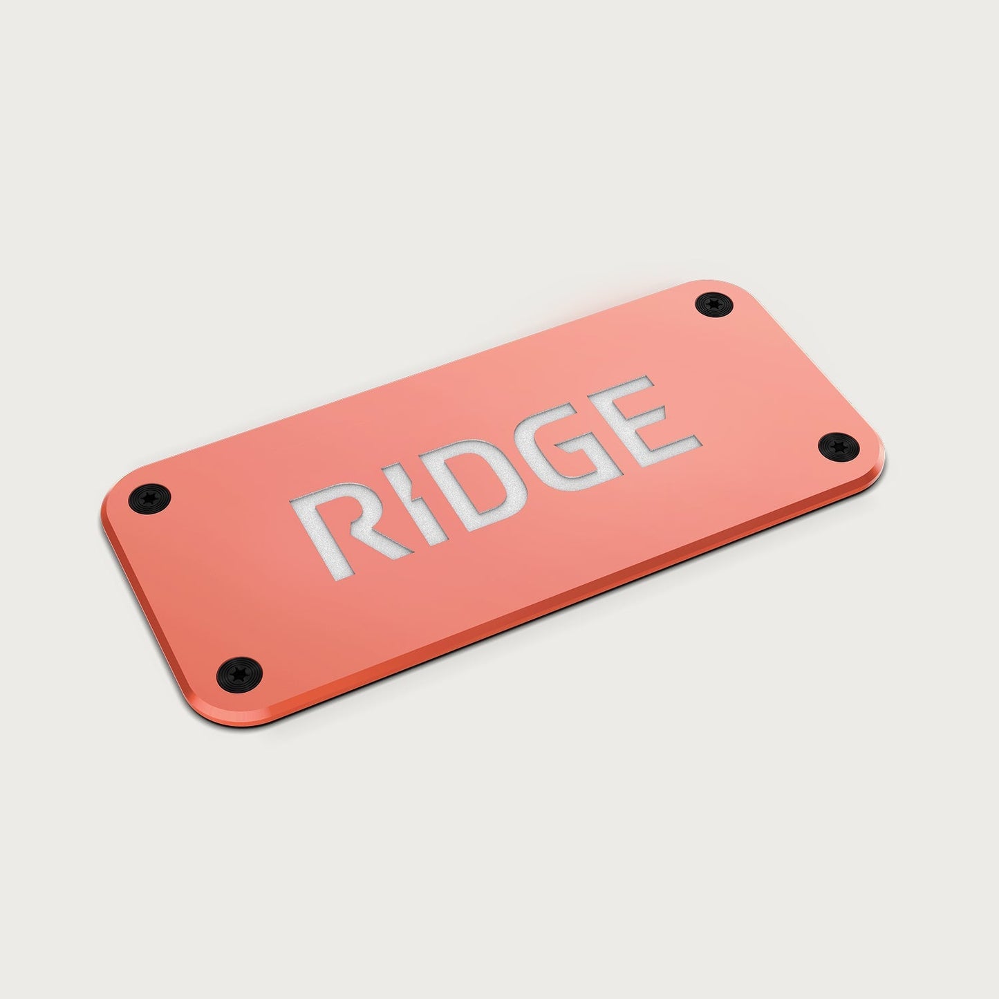 Ridge Logo Plate - Just Peachy