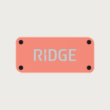Ridge Logo Plate - Just Peachy