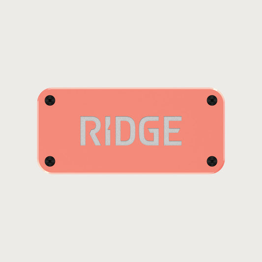 Ridge Logo Plate - Just Peachy