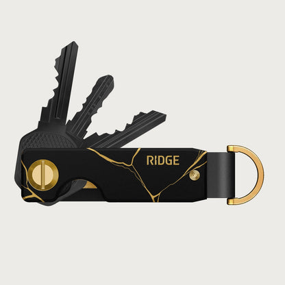Ridge KeyCase - Kintsugi - Black