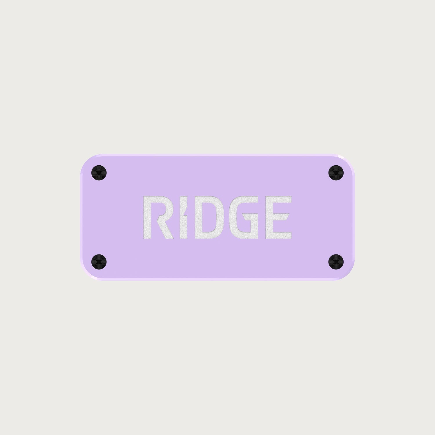 Ridge Logo Plate - Lavender
