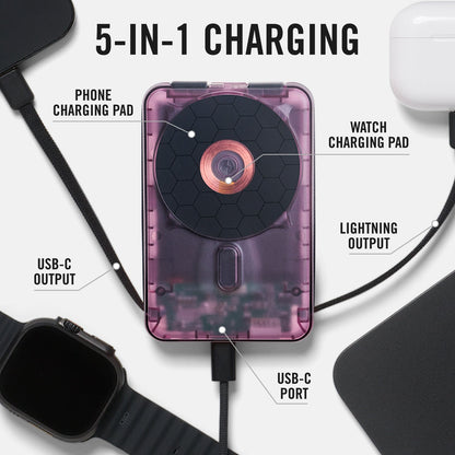 Ridge Power Bank - 10k mAh Bundle - Atomic Purple - 2-Pack