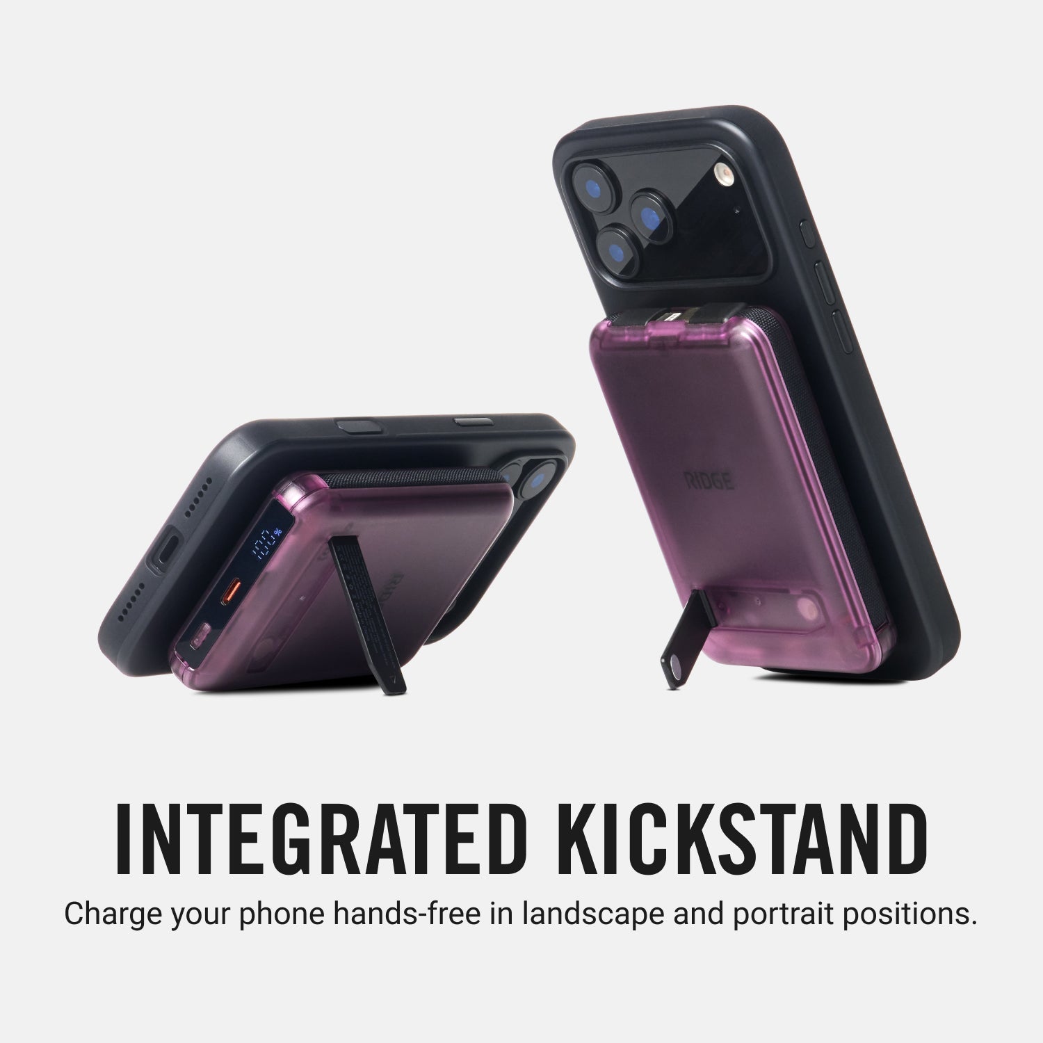 Ridge Power Bank - 10k mAh - Atomic Purple