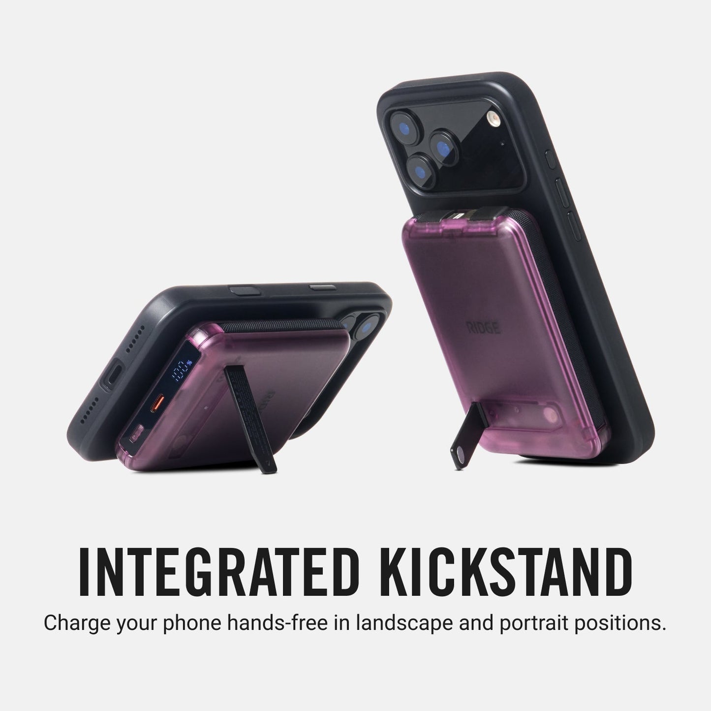 Ridge Power Bank - 10k mAh Bundle - Atomic Purple - 3-Pack