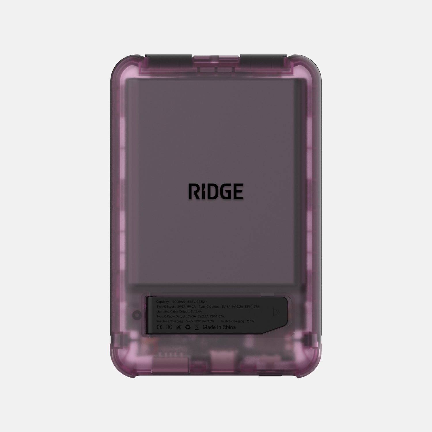 Ridge Power Bank - 10k mAh Bundle - Atomic Purple - 2-Pack