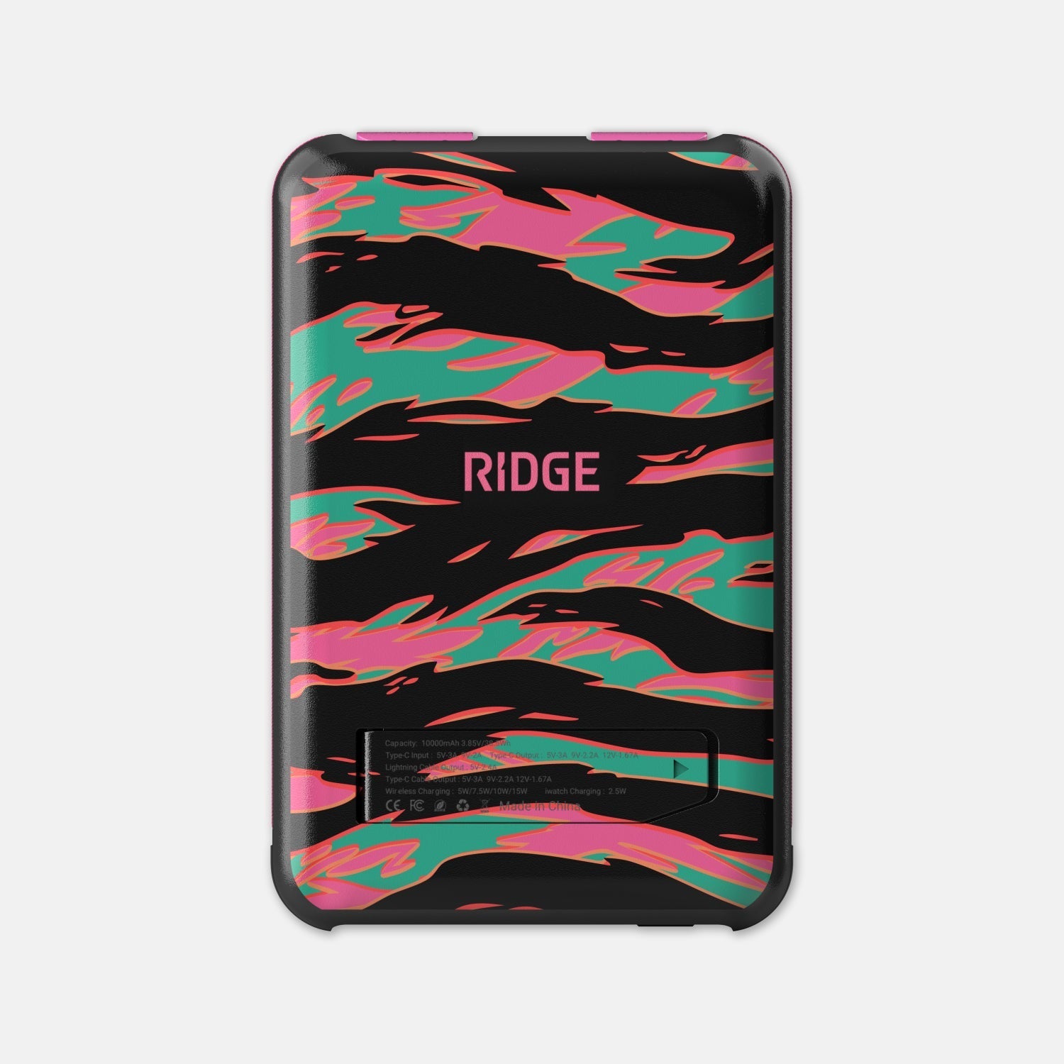 Ridge Power Bank - 10k mAh Bundle - Neon Tiger - 3-Pack