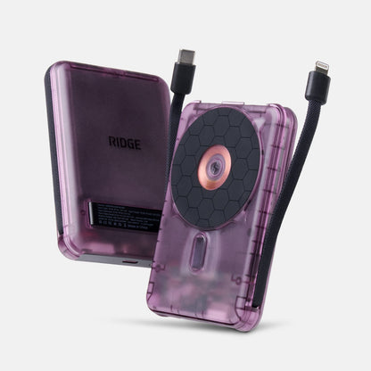 Ridge Power Bank - 10k mAh Bundle - Atomic Purple - 3-Pack
