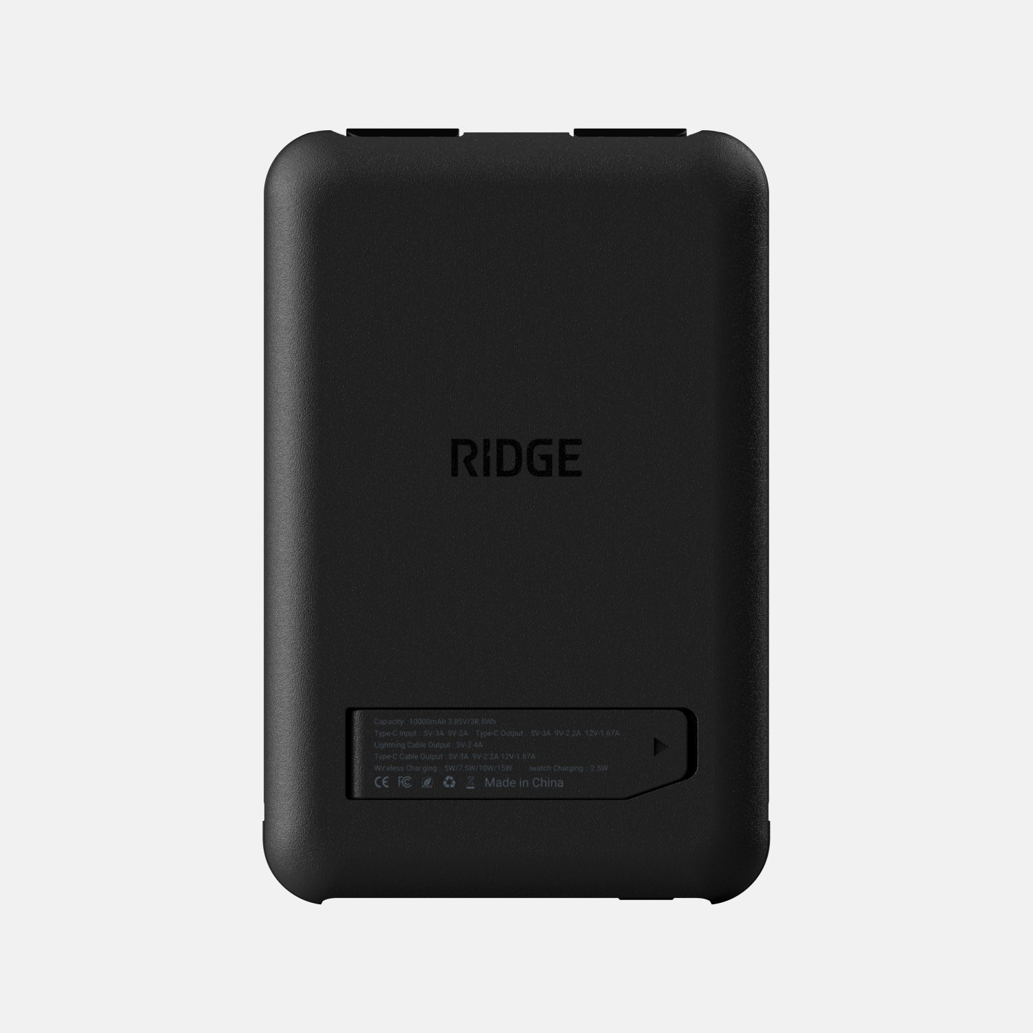 Ridge Power Bank - 10k mAh Bundle - Matte Black - 2-Pack