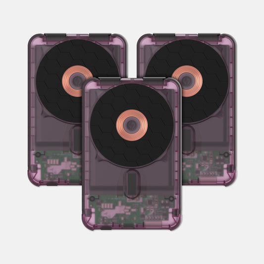 Ridge Power Bank - 10k mAh Bundle - Atomic Purple - 3-Pack