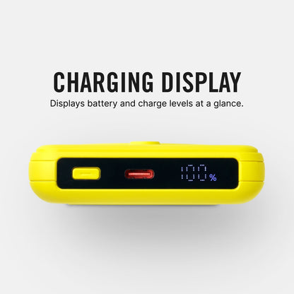 Ridge Power Bank - 10k mAh - Hyper Lime