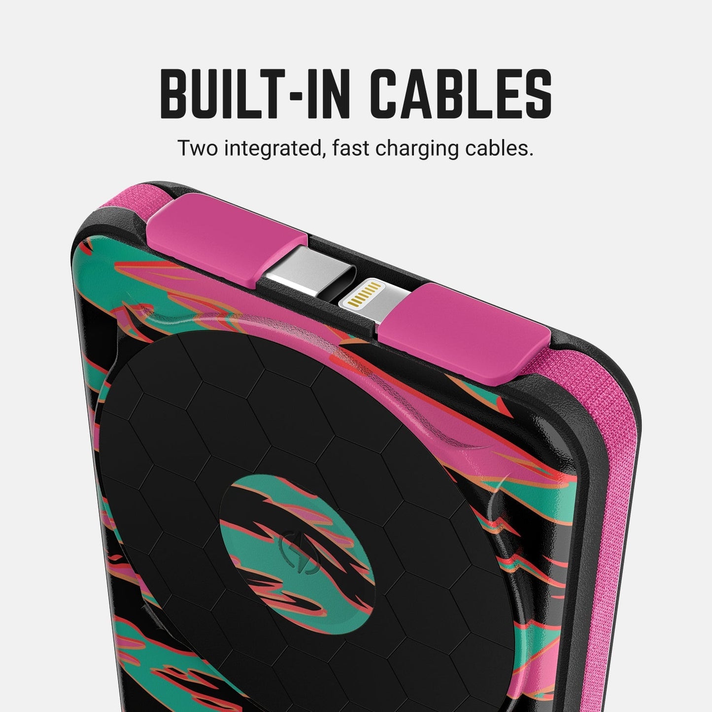 Ridge Power Bank - 10k mAh - Neon Tiger