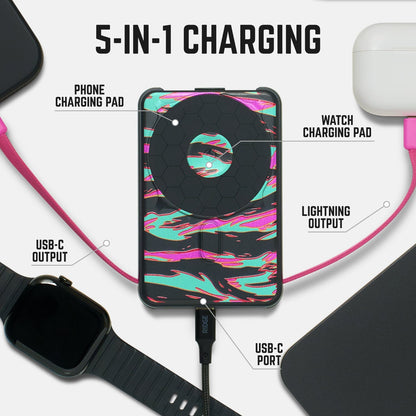 Ridge Power Bank - 10k mAh Bundle - Neon Tiger - 3-Pack