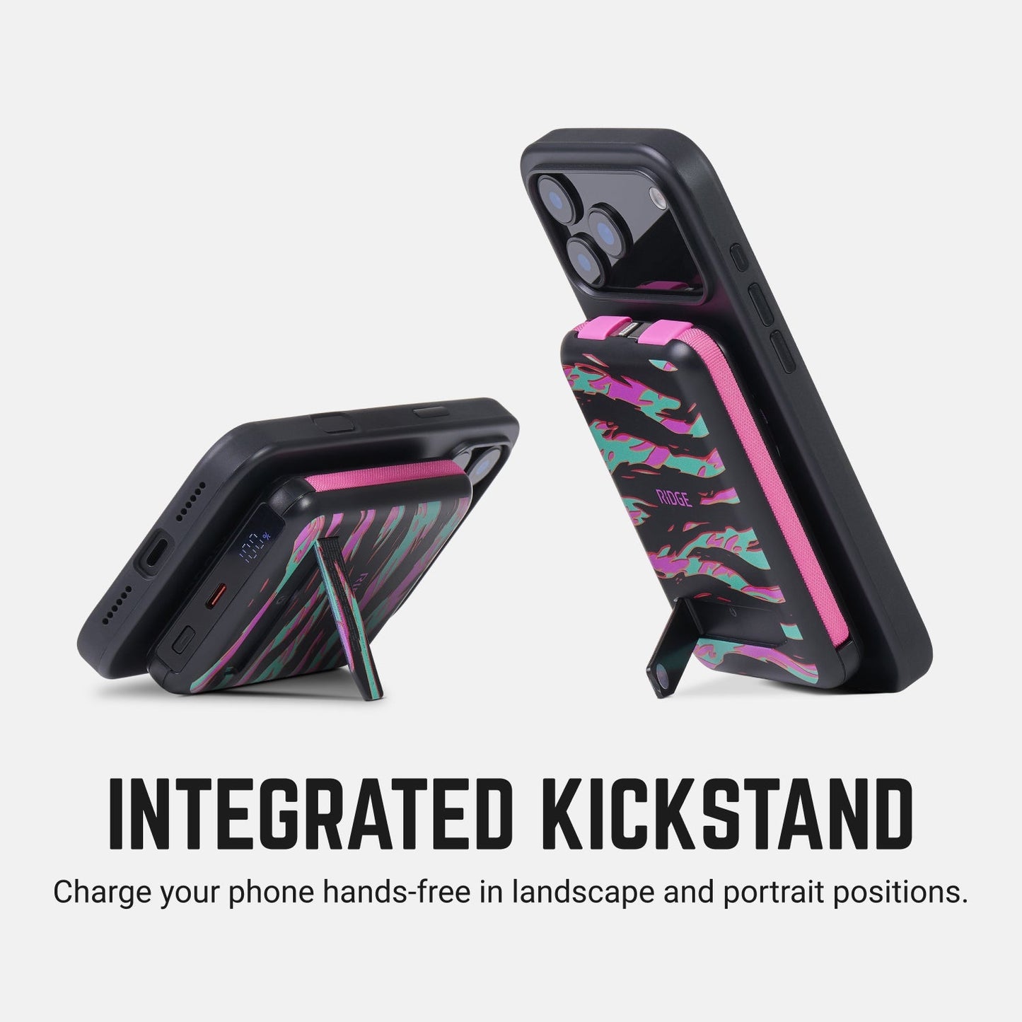 Ridge Power Bank - 10k mAh Bundle - Neon Tiger - 3-Pack