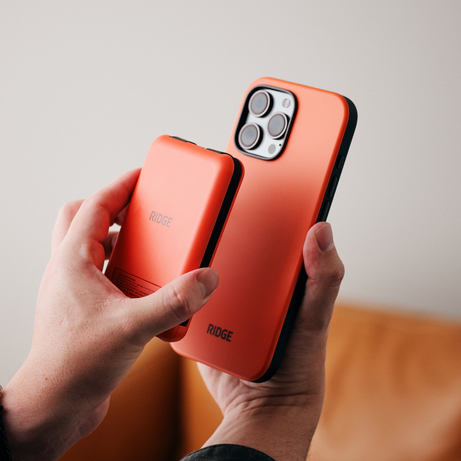 Everyday Charging Kit - iPhone 16 Plus - Basecamp Orange