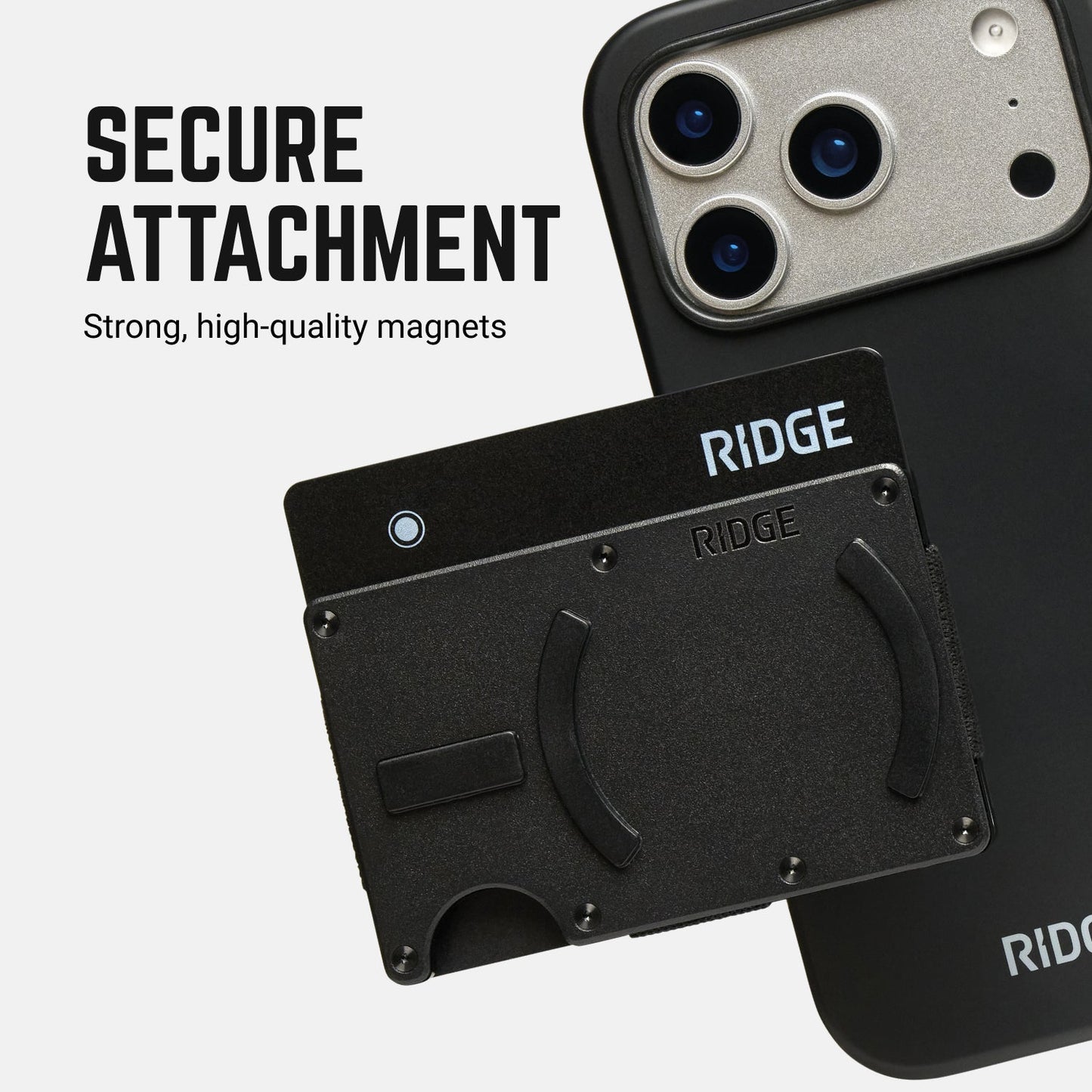 Ridge Wallet for MagSafe - Burnt Titanium