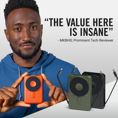Ridge Power Bank - 10k mAh Bundle - Matte Black - 3-Pack