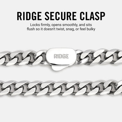 5mm Curb Chain - Platinum - 22"