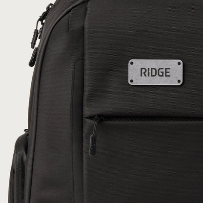 Ridge Logo Plate - Stonewashed Titanium