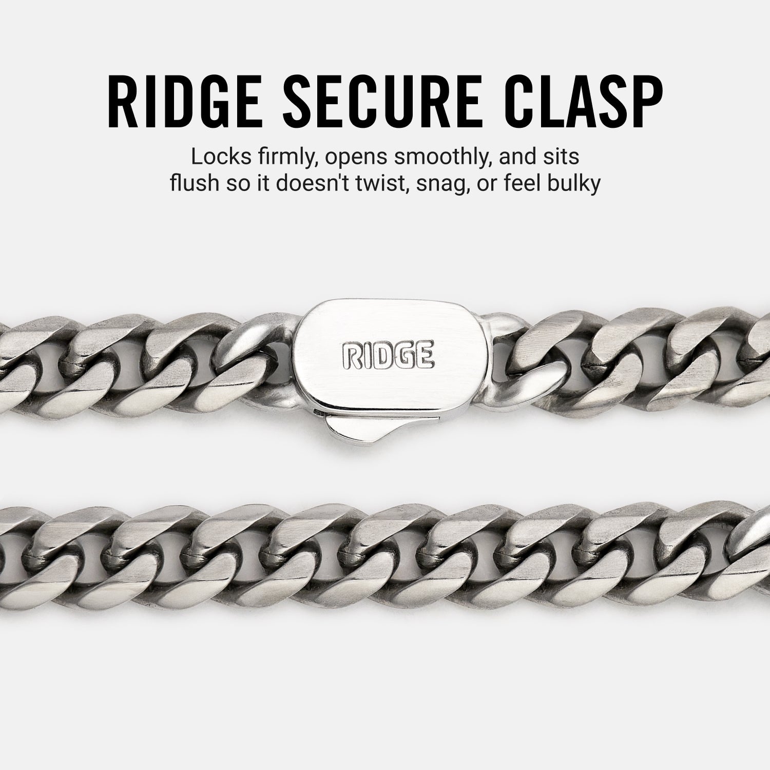 Curb Chain Kit - Titanium - Medium