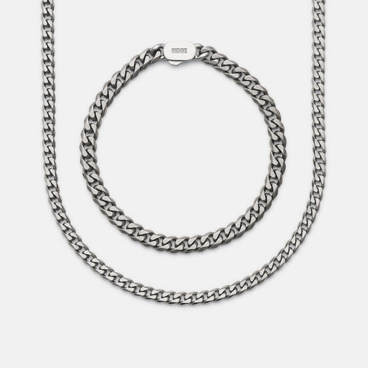 Curb Chain Kit - Titanium - Large