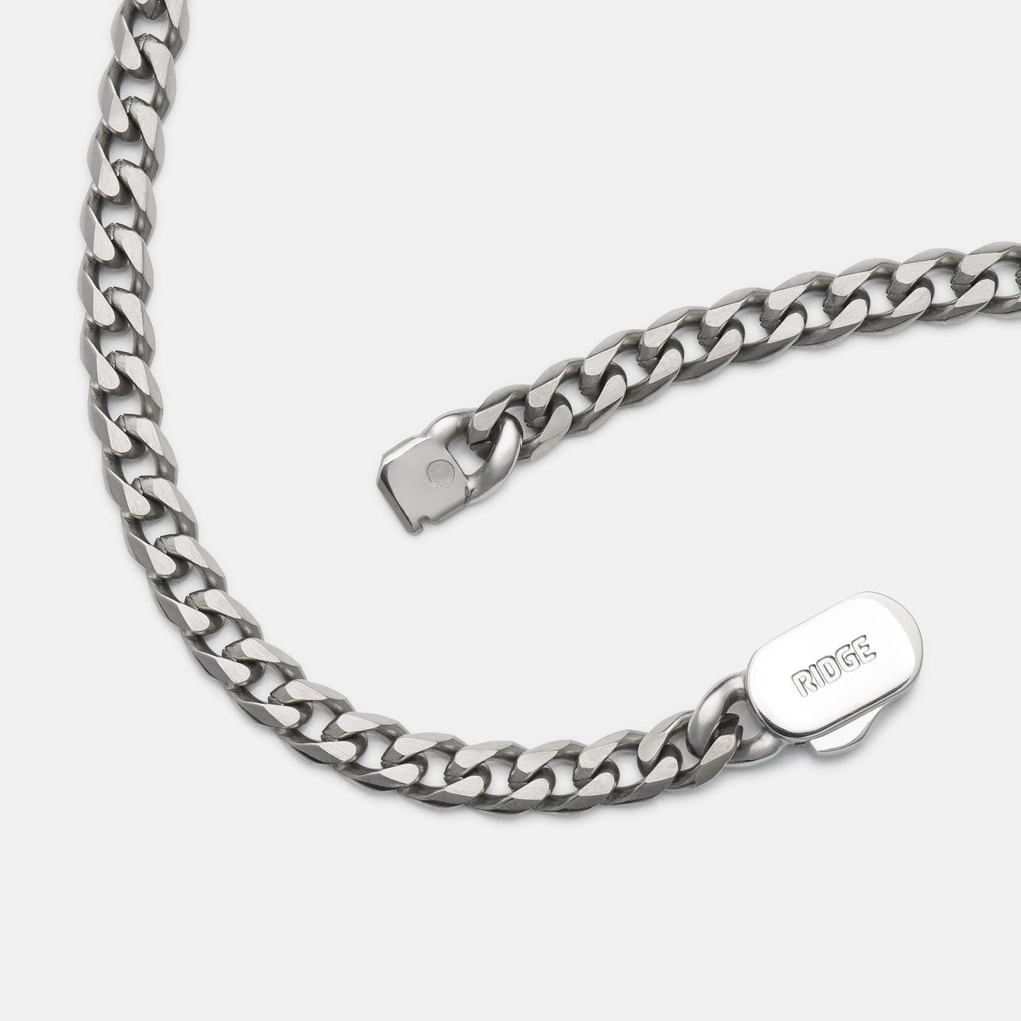 5mm Curb Chain - Titanium - 20"