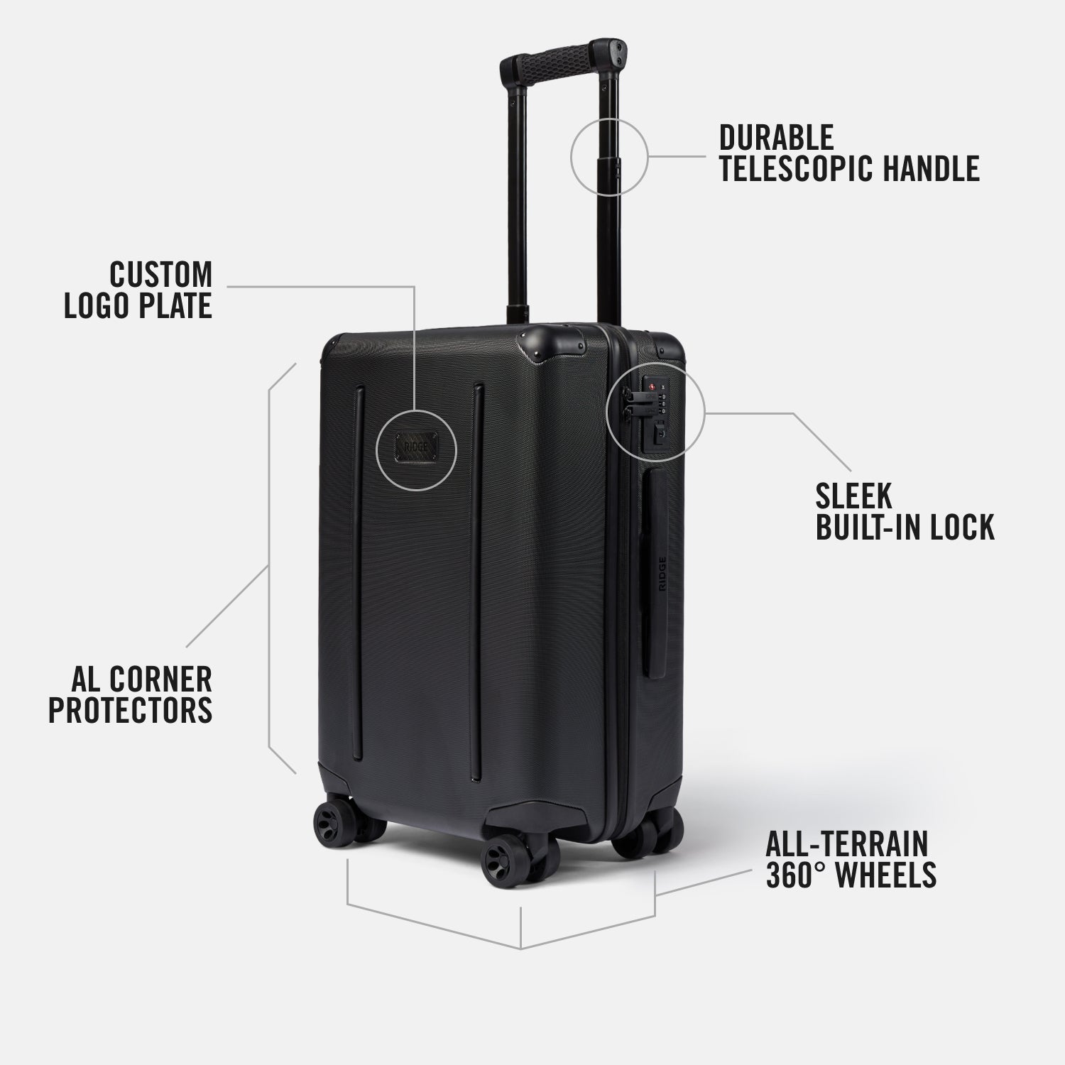 Ridge Frequent Flyer Kit - Gunmetal