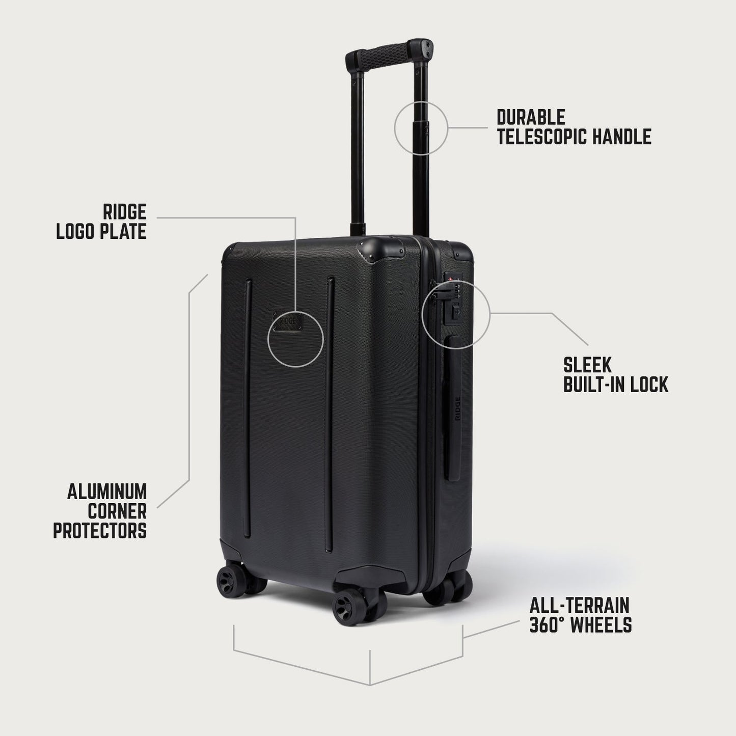 Ridge Carry-On Gunmetal